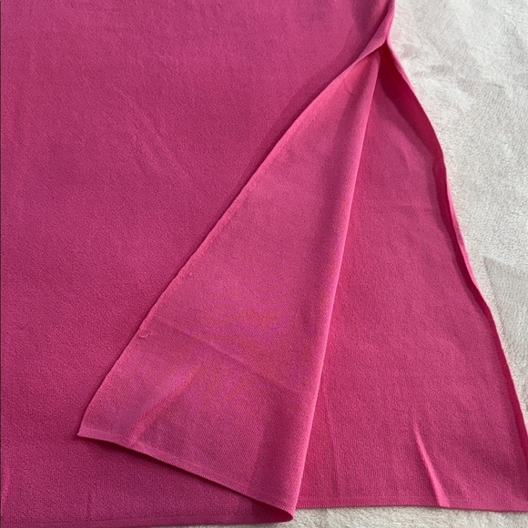 The Drop Gabriela High Neck Sleeveless Maxi Stretch Dress in Rose Pink - Picture 10 of 10